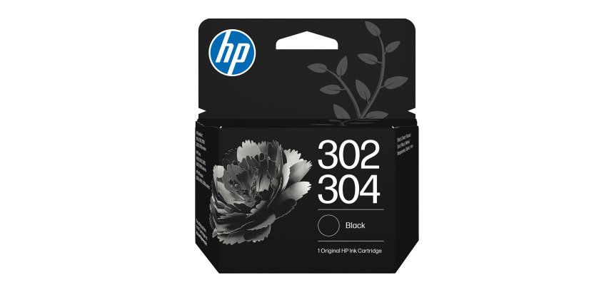 Cartuccia di inchiostro nero originale 302/304, Resa standard, Nero, 1 pz, 120 pagine, Confezione singola