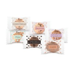 Scatola 200 biscotti assoritti Loison - 1,25 Kg - Canestrello, Zaletto, Pera, Amarena e Cannella, Canestrello BlackHabana® e Caffè.