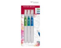 Pinceau à réservoir d'eau pointe assorties Tombow - Lot de 3