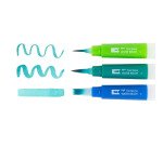 Pinceau à réservoir d'eau pointe assorties Tombow - Lot de 3