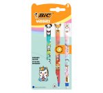 Bic Vibbies erasable retractable roller pen 1 mm tip - medium writing - Pack of 3