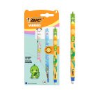 Retractable erasable Bic Vibbies roller pen 1 mm tip - medium writing - Pack of 3