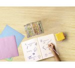 Stylo roller Bic Vibbies effaçable rétractable pointe 1 mm - écriture moyenne - Blister de 3