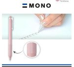 Stylo bille Mono Graph Lite Smokey Tombow rétractable pointe 0,5 mm - écriture fine