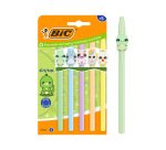 Stylo bille Bic Cristal Vibbies - Pochette de 15 couleurs assorties pastel