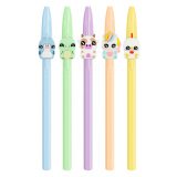 Stylo bille Bic Cristal Vibbies - Pochette de 15 couleurs assorties pastel
