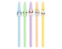 Stylo bille Bic Cristal Vibbies - Pochette de 15 couleurs assorties pastel