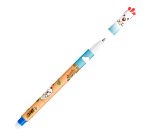 Stylo roller Bic Vibbies effaçable rétractable pointe 1 mm - écriture moyenne - Blister de 3