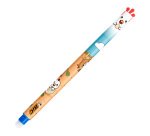 Stylo roller Bic Vibbies effaçable rétractable pointe 1 mm - écriture moyenne - Blister de 3