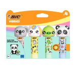 Colle bâton BIC Vibbies permanente 8 g - Lot de 4