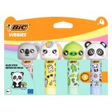 Colle bâton BIC Vibbies permanente 8 g - Lot de 4