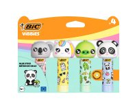 Colle bâton BIC Vibbies permanente 8 g - Lot de 4
