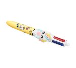 Mini Bic 4-Color Ballpoint Pen Vibbies Retractable 1mm Tip - Medium Writing - Pack of 3