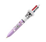 Mini Bic 4-Color Ballpoint Pen Vibbies Retractable 1mm Tip - Medium Writing - Pack of 3