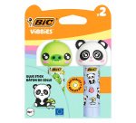 Colle bâton BIC Vibbies permanente 8 g assorti aléatoire - Lot de 2