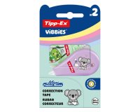 Correcteur à sec Tipp-Ex Mini Pocket Mouse Vibbies - Largeur 5 mm - Longueur 6 m - Blister de 2