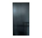 Armoire métal Primo portes battantes demontable L 90 x H 185 x P 42 - corps anthracite / portes anthracite