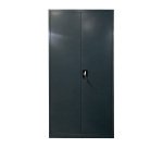 Primo metalen kast met openslaande deuren demontabel L 90 x H 185 x D 42 - anthraciet lichaam / anthraciet deuren