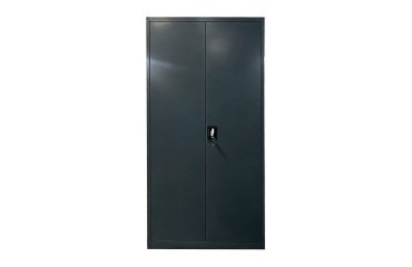 Armoire métal Primo portes battantes demontable L 90 x H 185 x P 42 - corps anthracite / portes anthracite