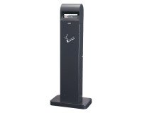 Cendrier sur pied Probbax Totem 12,5 L, gris foncé