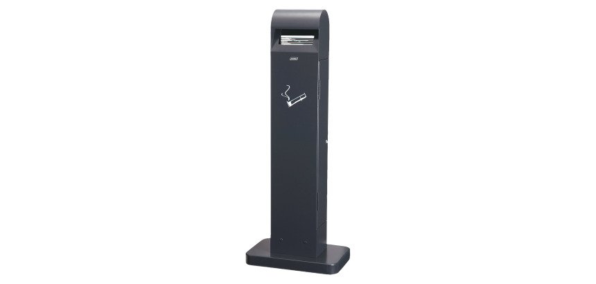 Probbax Totem Standing Ashtray 12.5 L, Dark Gray