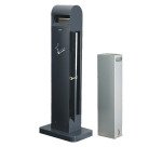 Probbax Totem Standing Ashtray 12.5 L, Dark Gray