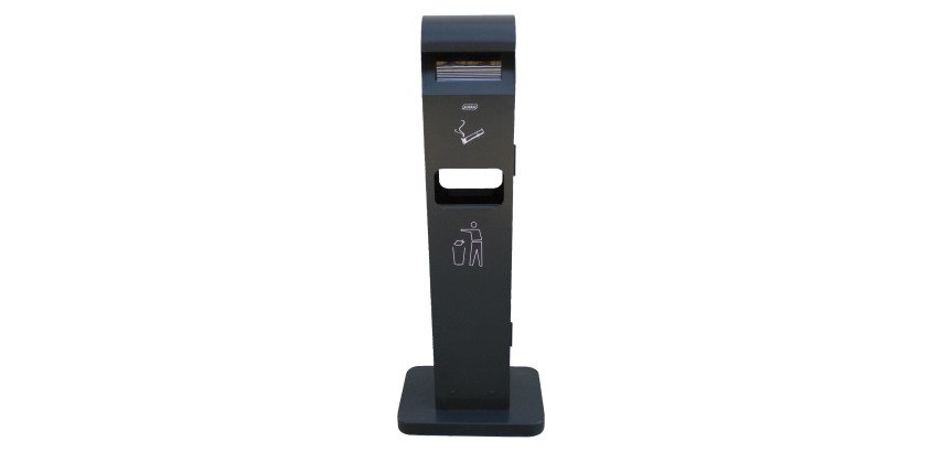 Standascher mit Korb Probbax 12,5 L, dunkelgrau