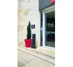Probbax Totem Standing Ashtray 12.5 L, Dark Gray