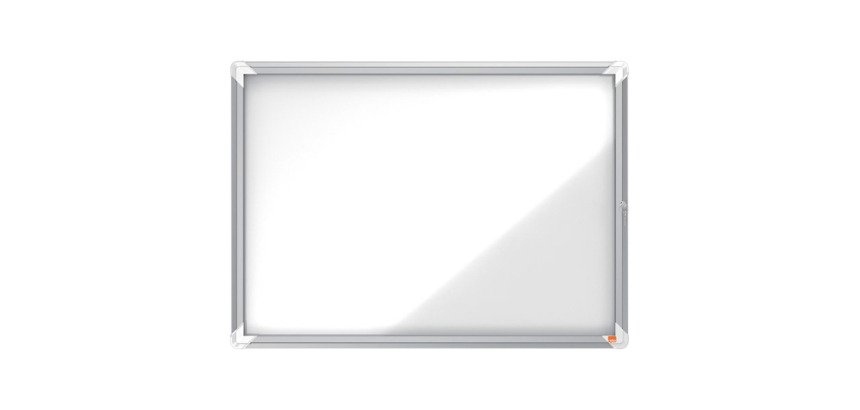 Vitrine d'affichage extérieur magnétique Prenium Plus porte battante Nobo