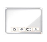Vitrine d'affichage extérieur magnétique Prenium Plus porte battante Nobo