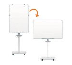 Paperboard - chevalet de conférence magnétique mobile Move & Meet Nobo