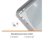 Nobo A3 Snap Frame Beech Mitred Corners