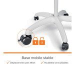 Paperboard - chevalet de conférence magnétique mobile Premium Plus Nobo