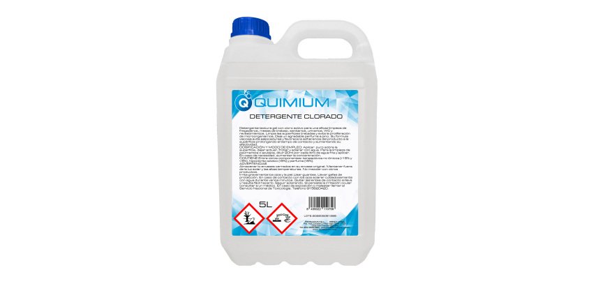 Detergente clorado Quimium - garrafa 5L