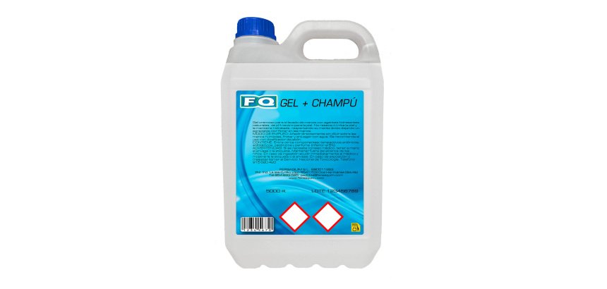 Gel para cuerpo y cabello - garrafa 5L