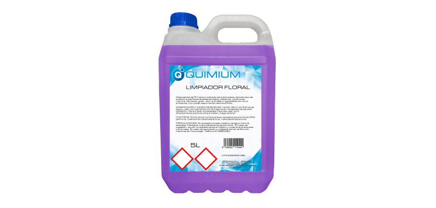 Limpidor floral Quimium  - garrafa 5