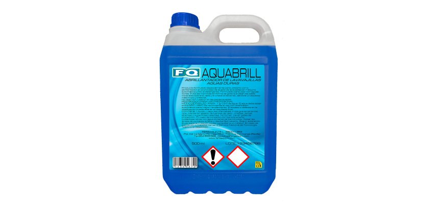 Abrillantador lavavajillas Aquabrill para aguas duras - garrafa 5L