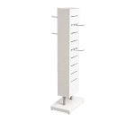 Mueble expositor a dos caras con ganchos