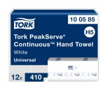 Tork H5 PeakServe Continuous Hand Towels White 1 Ply 100585 Pack of 12
