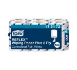 Tork Reflex Carta asciugatutto Plus bianca, M4, SmartCore®, 6 rotoli da 450 strappi
