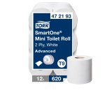 Papel higiénico mini rollo Tork SmartOne T9 111 m - Pack de 12 rollos