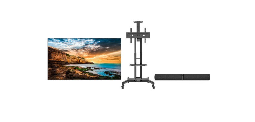 Jabra Panacast 50 videoconferentiekit + Samsung 43'' scherm + mobiele steun