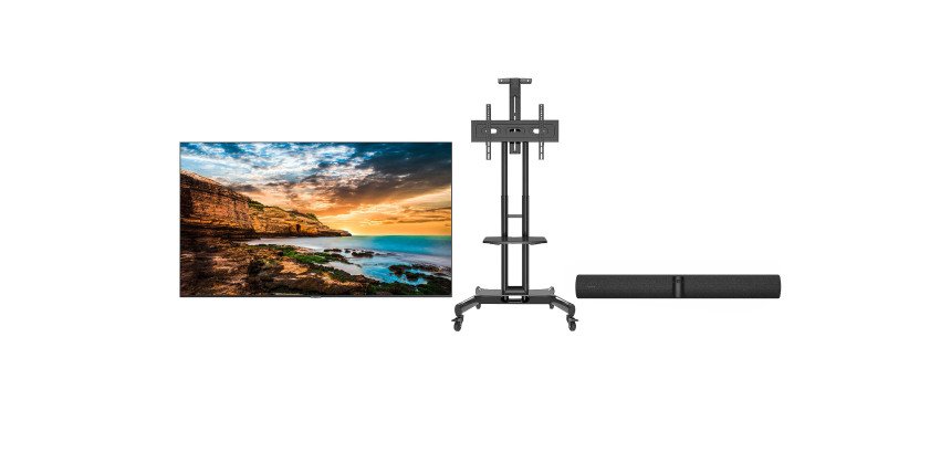 Jabra Panacast 50 videoconferentiekit + Samsung 43'' scherm + mobiele steun
