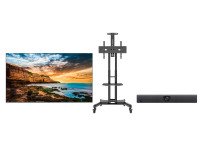 Yealink UVC40 Video Conferencing Kit + 43’’ Samsung Screen + Mobile Stand