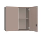 Armadio Ufficio Monoblocco sopralzo Senso 2 ante contrapposte 1 ripiano interno senza zoccolo l x p x h 90 x 45 x 90 cm
