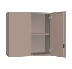 Armadio Ufficio Monoblocco sopralzo Senso 2 ante contrapposte 1 ripiano interno senza zoccolo l x p x h 90 x 45 x 90 cm