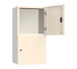 Armadio Ufficio Monoblocco sopralzo Senso 2 ante 2 scomparti senza zoccolo l x p x h 45 x 45 x 90 cm