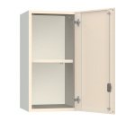 Armadio Ufficio Monoblocco sopralzo Senso 1 anta 1 ripiano senza zoccolo l x p x h 45 x 45 x 90 cm