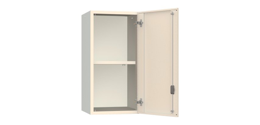 Armadio Ufficio Monoblocco sopralzo Senso 1 anta 1 ripiano senza zoccolo l x p x h 45 x 45 x 90 cm