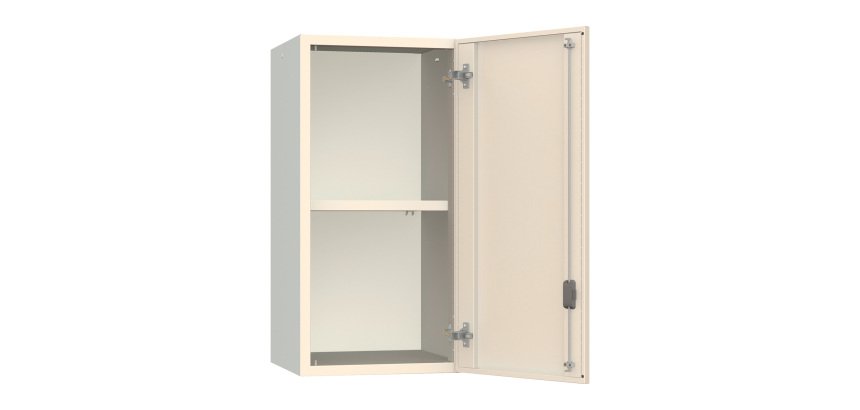 Armadio Ufficio Monoblocco sopralzo Senso 1 anta 1 ripiano senza zoccolo l x p x h 45 x 45 x 90 cm
